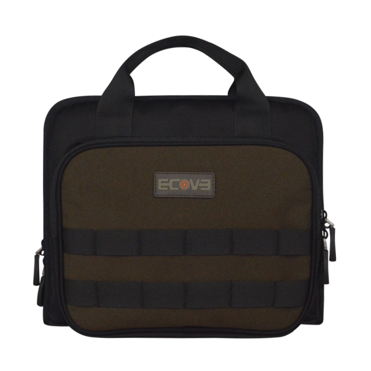 Military Tactical Gun Bag ECOEVO Compact Pistol Case Tactical Case Handgun Case
