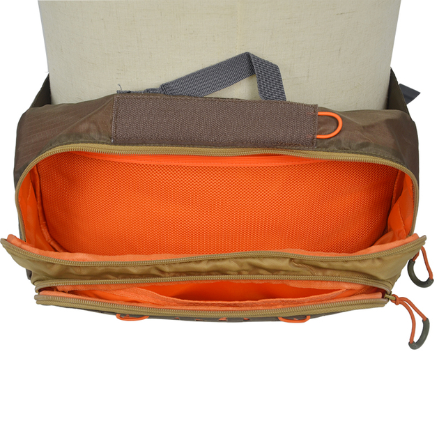 Lightweight Fishing Sling Pack OEM Wholesales Multiple and Durable Outdoor Fishing Waist Tackle Bag