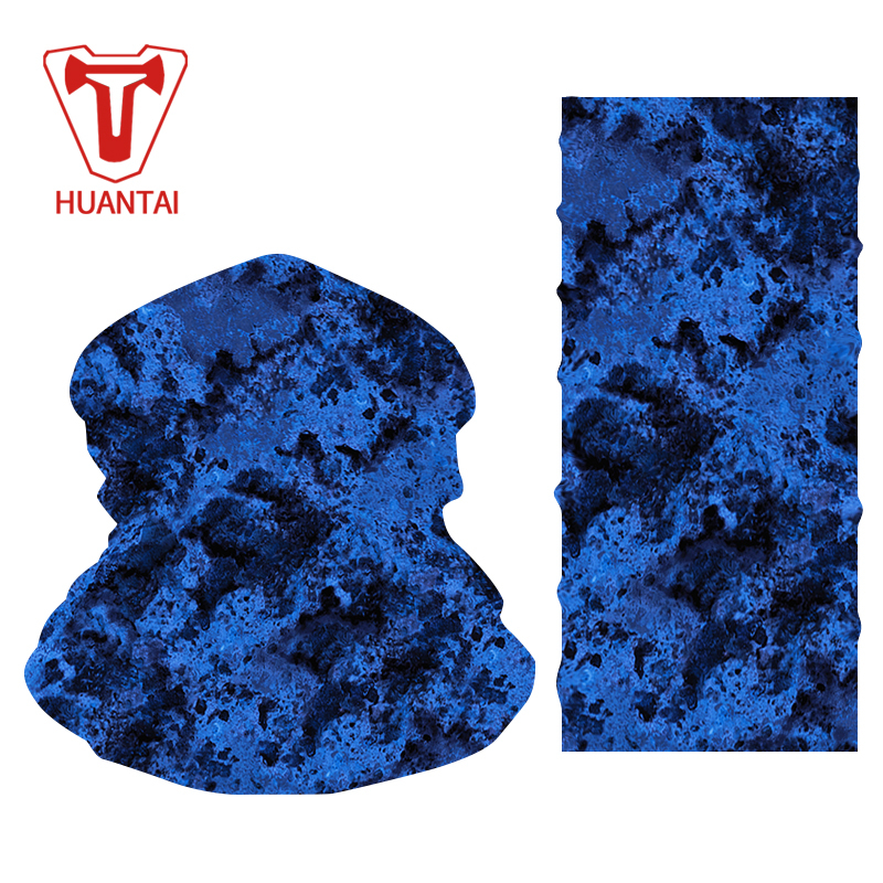 Wholesale Elastic Neck Scarf Gaiter 100%Polyester Printed Sport Neck Gaiter Multifunctional Tube Neck Warmer Neckerchief Bandana