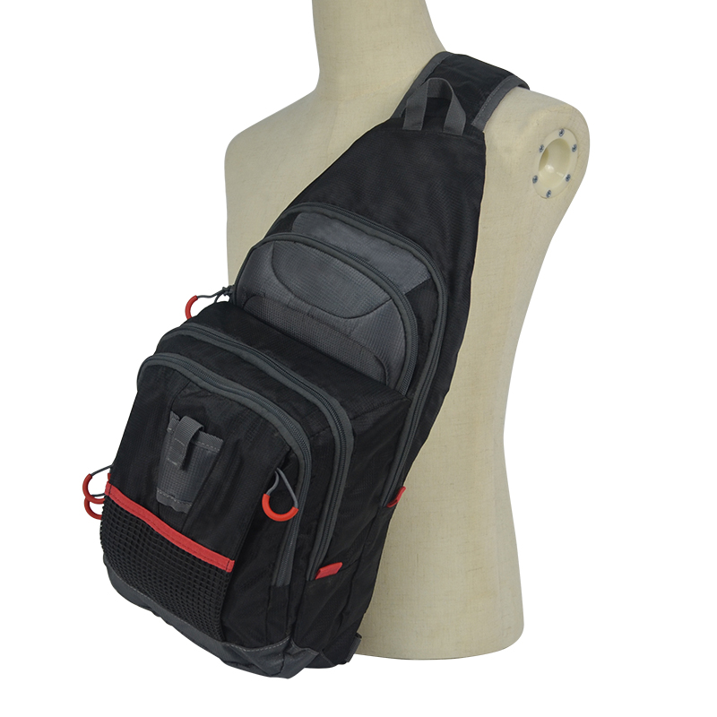 Fishing tackle storage bag outdoor shoulder backpack messenger bag