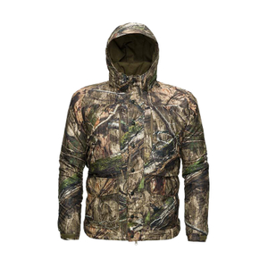 Camo quiet warm hunting fleece hooded alpha elite jacket
