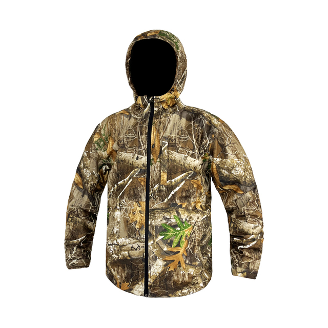 realtree camo hunting winter men wear clothes quiet waterproof hoodie jacket