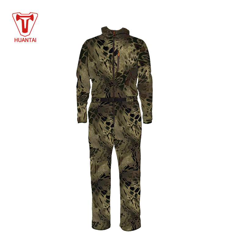 Autumn Winter Camoflage Logo Hoodie Apparel Hunting Jacket Set
