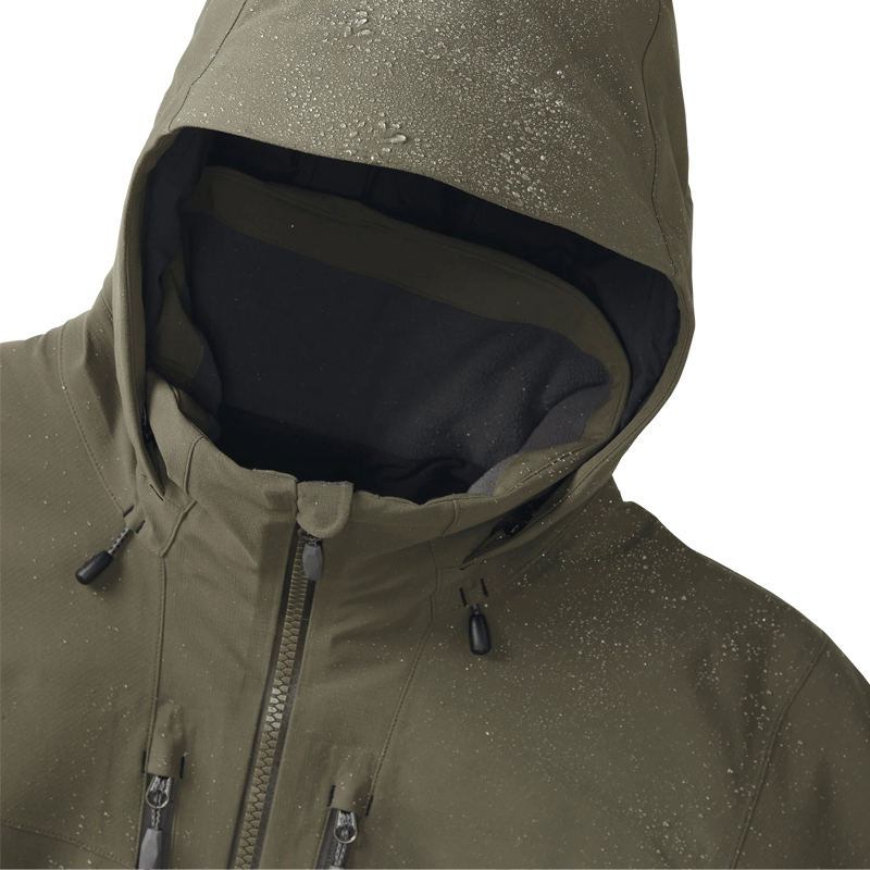GuangZhou HongTai Hunting men\'s waterproof insulation windbreaker fleece lined rain shell Jacket