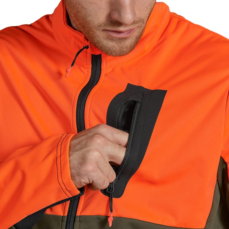 orange hunting clothes Hi-Vis Sporty Perfect for windy autumn driven hunting Jacket