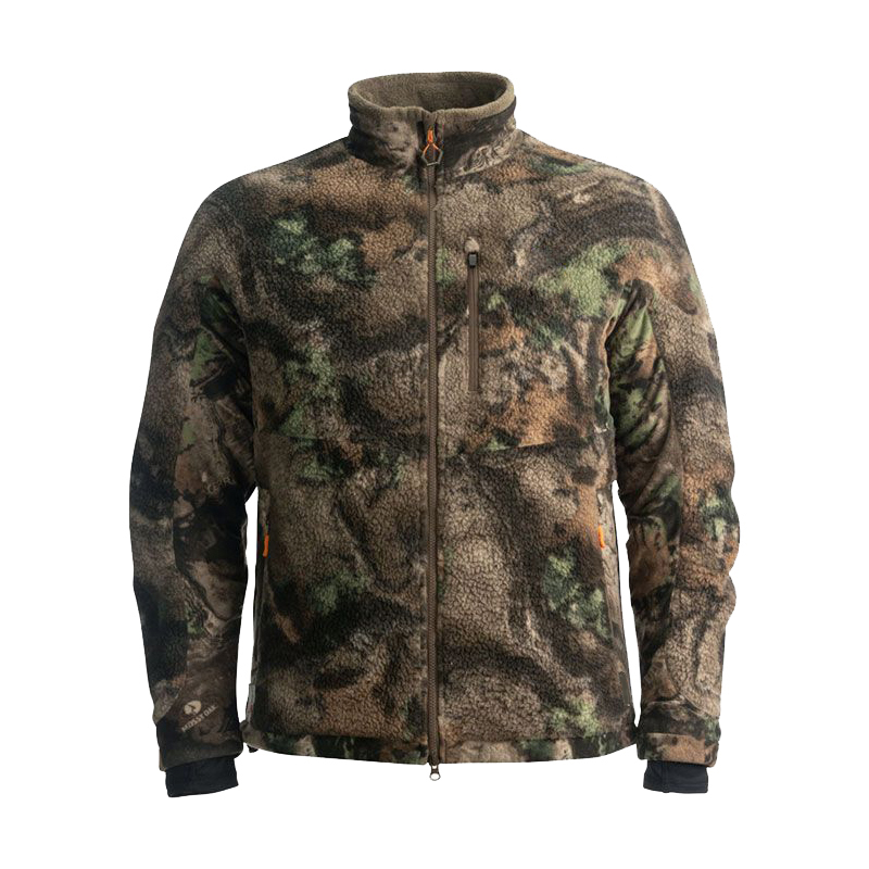 camouflage winter fleece hunting wear clothes jacket
