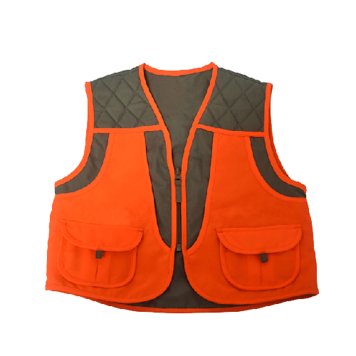 Free Sample Big Game Sneaker Vest Men's Hunting Vest Orange Upland Game Vest