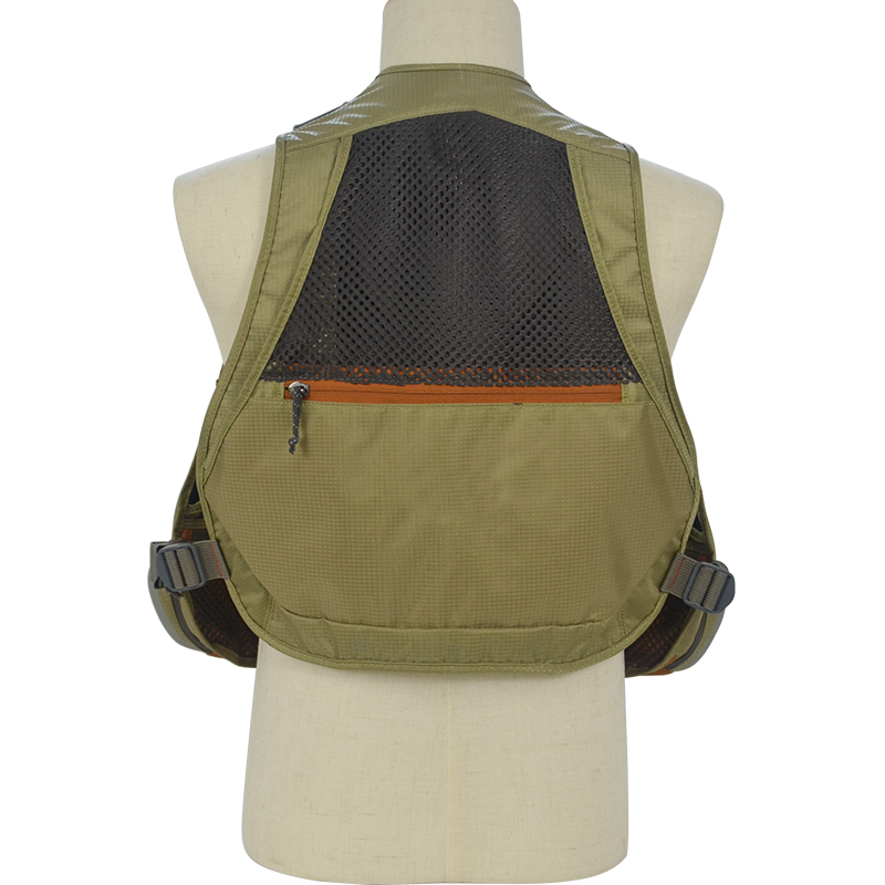 free sample Lightweight Universal Fit Fly Fishing Vest Backpack with Fly Storage Compartments and Rod Holders