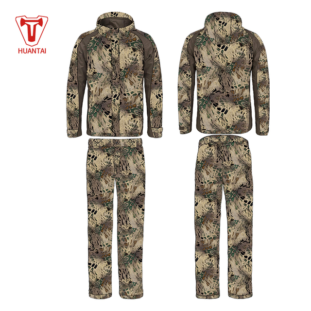 OEM Hunting Jacket Water Resistant Hunting Camouflage Hooded for Men,Hunting Suit