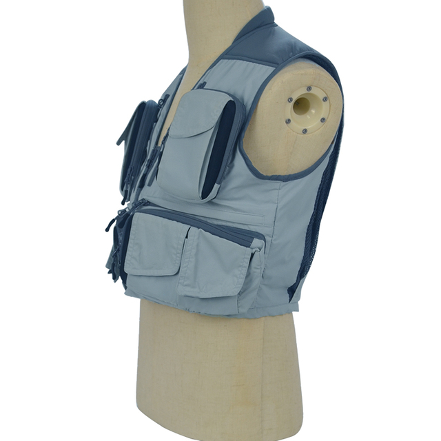 free sample Multi Pocket Waistcoat Adjustable Size Gifts for Men Women Fishing Vest
