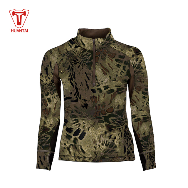 Hunting Camouflage Jacket Women Bases Layers Amp Mid Weight 1/4 Zip