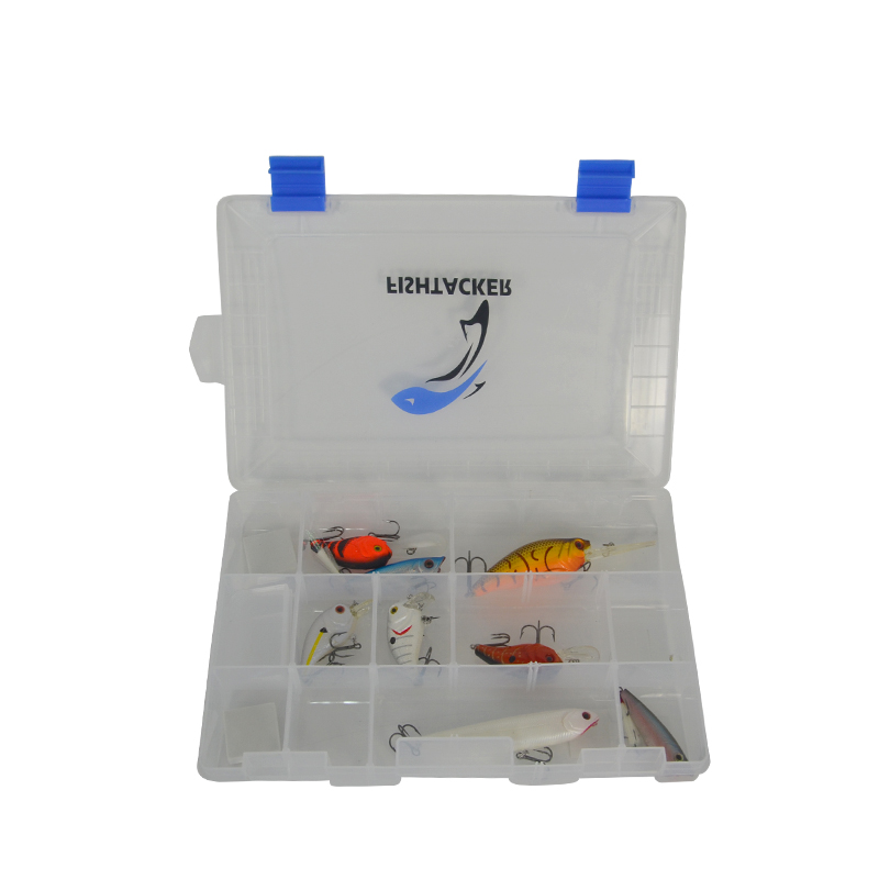 Plastic Storage Organizer Box with Removable Dividers Fishing Tackle Storage Tackle Boxes Plastic Box