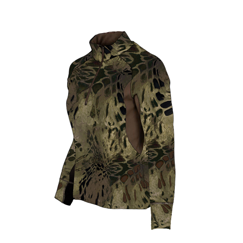 Hunting Camouflage Jacket Women Bases Layers Amp Mid Weight 1/4 Zip