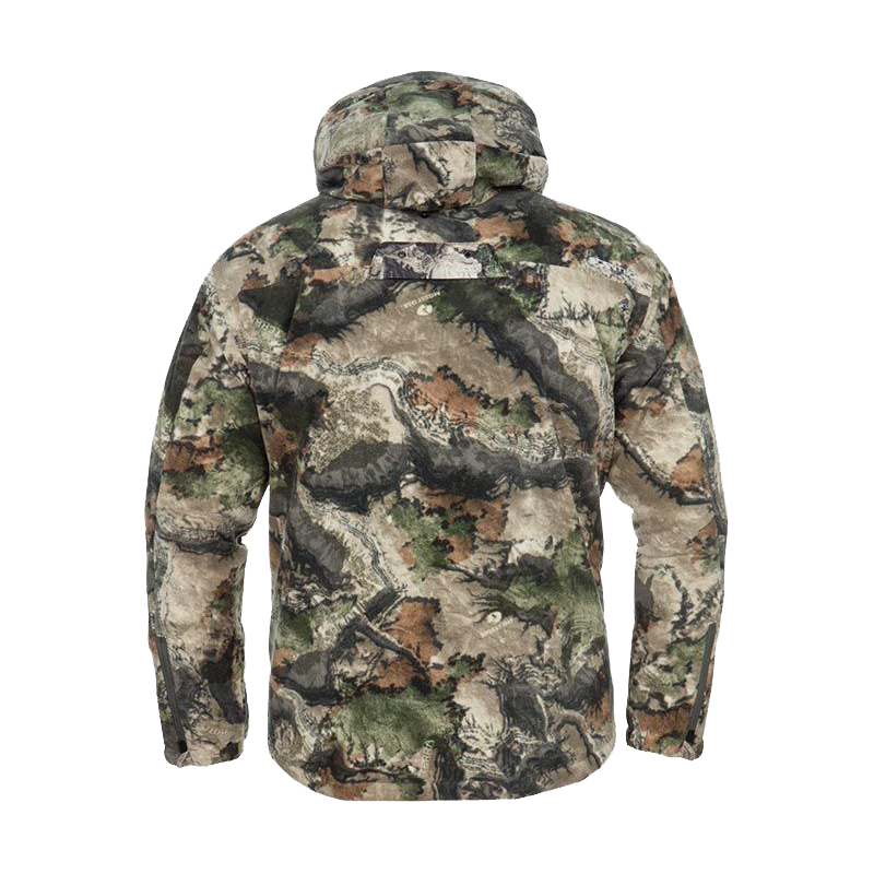 Outdoor hooded fleece hunting fortress parka