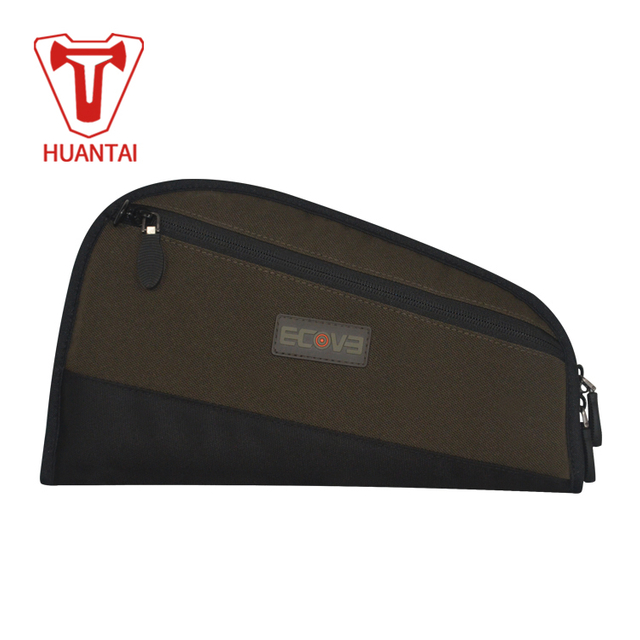ECOEVO Wholesale Custom Guangzhou Police Military 11" Pistol Rug HandGun Bag Tactical Case Pistol Bag